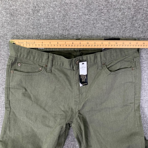 Banana Republic Travel Jean Men 34x31 Green Slim Fit Washwell Pants NEW - Picture 4 of 12